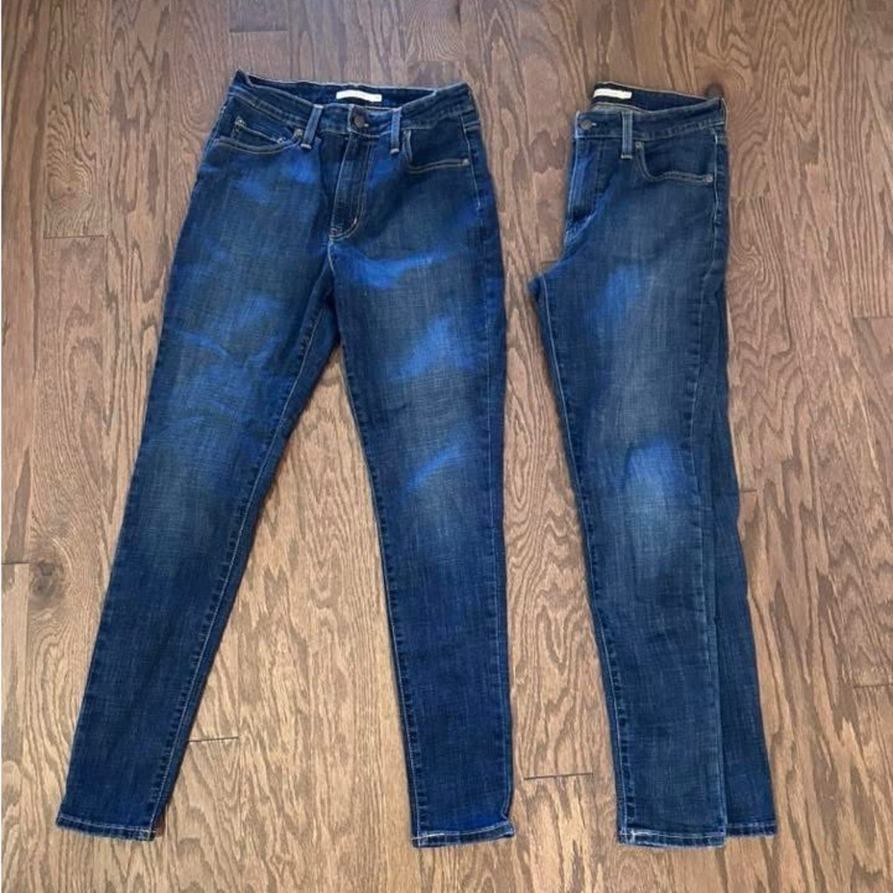 EUC LEVI’S jeans 721 HIGH RISE SKINNY sz 29 (qty 2)